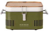 CUBE Charcoal Portable Barbeque - Khaki - Everdure by Heston Blumenthal