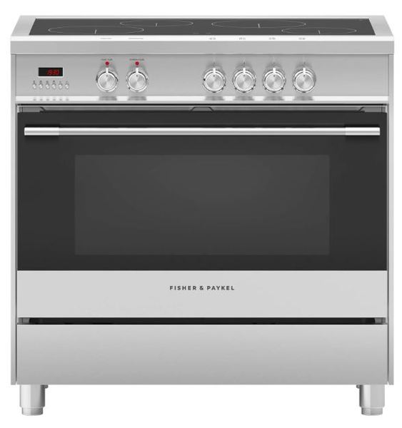 Fisher paykel 90cm freestanding induction range cooker or90sci1x1