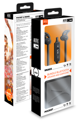 Altec Lansing Bluetooth Earphone & Speaker Pack