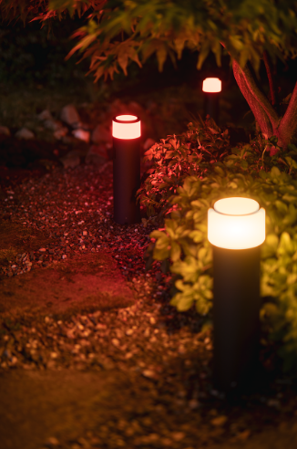 Philips hue white and color ambiance calla large outdoor pedestal hue731801 4