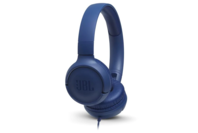 JBL TUNE 500 Wired On-Ear Headphones Blue