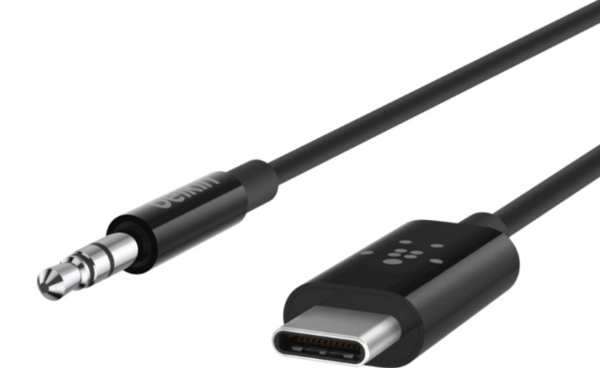 Belkin usb c to 35 mm audio cable 18m black 2