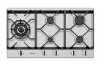 Westinghouse 90cm 5 burner stainless steel gas cooktop
