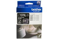 Brother LC137XL-BK Ink Cartridge - Yield 1200 Pages (Black)