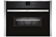 Neff N70 Built-in compact oven with microwave function 60 x 45 cm Stainless Steel