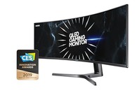 Samsung 49 inch QLED Gaming Monitor with Dual QHD Resolution, Super Ultra-Wide Curve