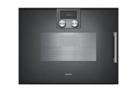 Gaggenau 200 Series Left Hinge Built-in Compact Oven with Steam Function - Anthracite