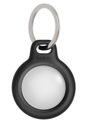 F8w973btblk   belkin secure holder with key ring for airtag black %282%29