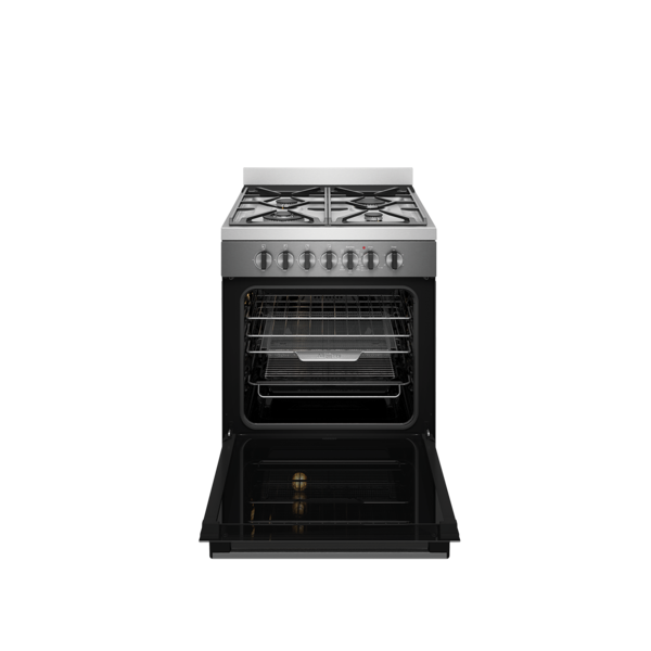 Wfe616dsc   westinghouse 60cm electric freestanding cooker dark stainless steel with 4 burner gas cooktop %282%29