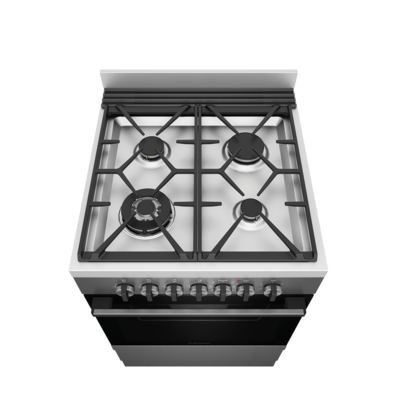 Wfe616dsc   westinghouse 60cm electric freestanding cooker dark stainless steel with 4 burner gas cooktop %283%29