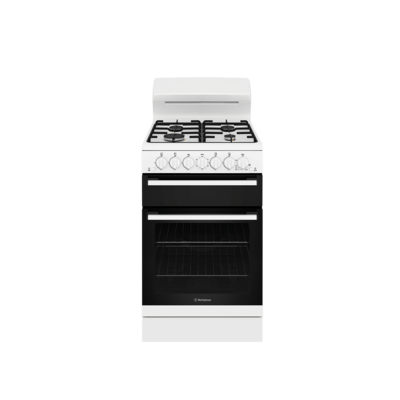 Wlg510wcng   westinghouse 54cm white gas freestanding cooker with 4 burner gas cooktop %281%29