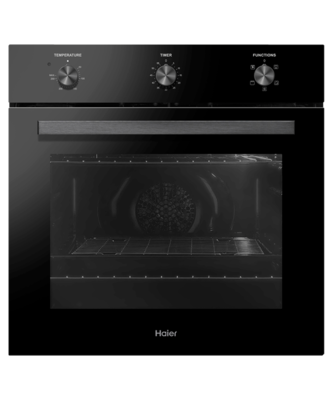Hwo60s4lmb2   haier single 65l 4 function black oven