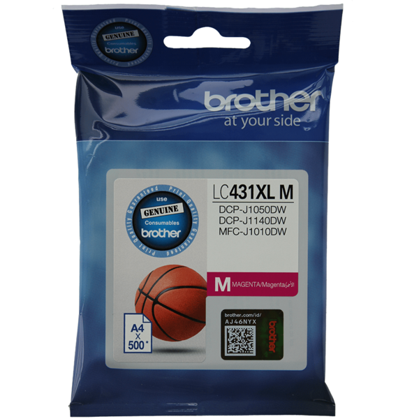 Lc431xlm   brother magenta high yield ink cartridge   single pack