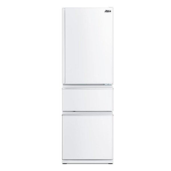 Mr cx363erl w a   mitsubishi classic cx white multi drawer fridge 363l
