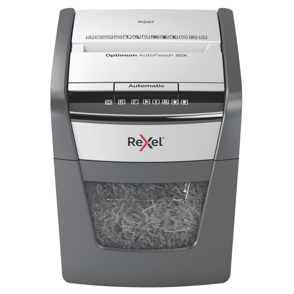 2020050xau   rexel optimum autofeed  50x automatic cross cut paper shredder black %281%29