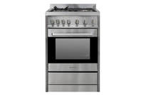 Parmco 600mm 70 Litre Freestanding Gas Stove With Gas Cooktop Stainless Steel
