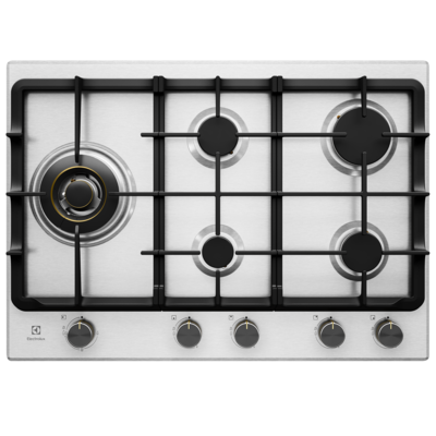 Ehg755se   electrolux 75cm 5 burner stainless steel gas cooktop %281%29