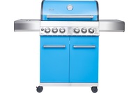 Masport Maestro 4-Burner Gas BBQ with Side Burner (Light Blue)
