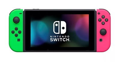 Nintendo switch joy con   green pink
