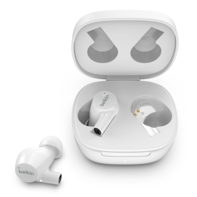 Auc004btwh   belkin soundform rise true wireless earbuds white %282%29