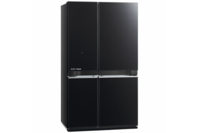 Mitsubishi Electric Quad Door Black Glass 580L Refrigerator
