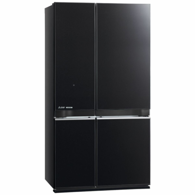 Mr la635er gbk a   mitsubishi quad door black glass 635l refrigerator %281%29