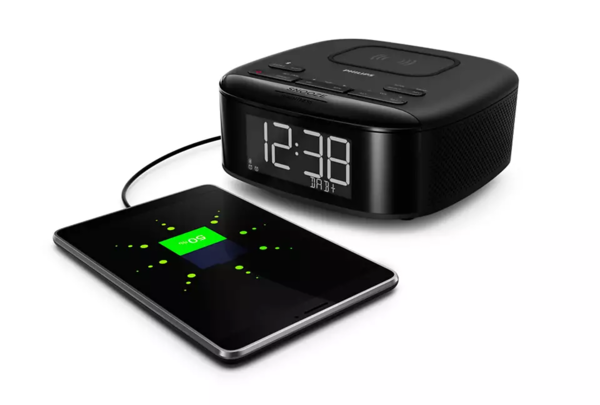 Tar7705   philips clock radio with wireless qi charger %285%29