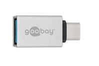 Goobay USB-C male > USB 3.0 female (Type A) - Silver