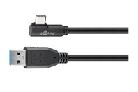 Goobay USB-C to USB A 3.0 cable 90° 0.5m