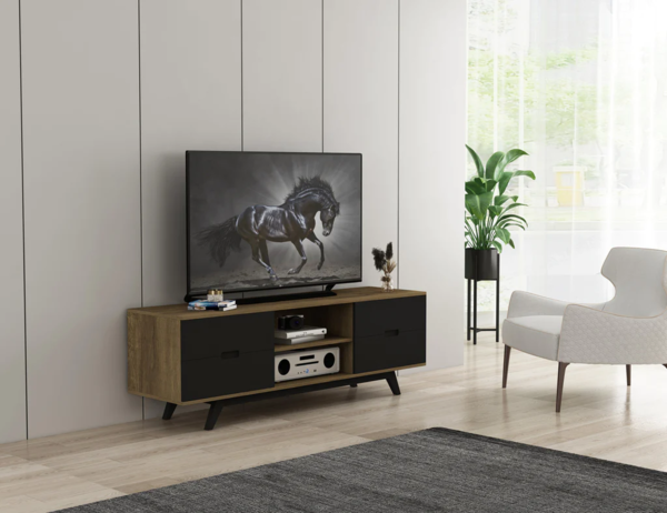 Nova1500do   criterion nova tv cabinet dark oak 1500mm %283%29