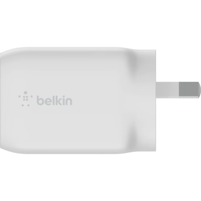 Wch013auwh   belkin boostup charge dual usb c gan wall charger 65w %282%29