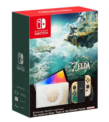 Nintendo switch oled model   the legend of zelda   tears of the kingdom edition 1
