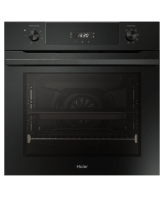 Hwo60s7eb4   haier 60cm 7 function oven with air fry black