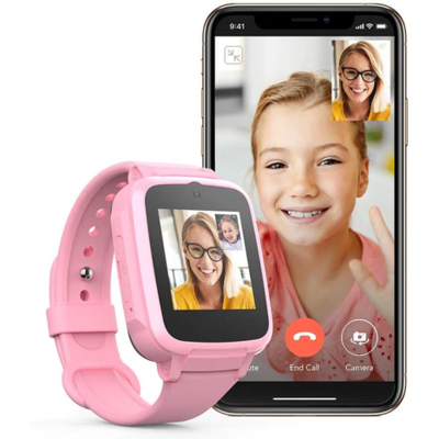 Pxb 4gpk   pixbee kids 4g video smart watch with gps tracking pink %283%29