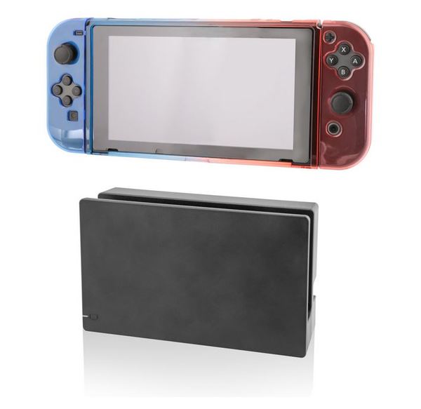 Nyko switch thin case neon %28red blue%29 8