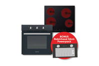 Robinhood 5 Function Built-In Oven + Robinhood Touch-Control Ceramic Cooktop + Bonus Powerpack Rangehood