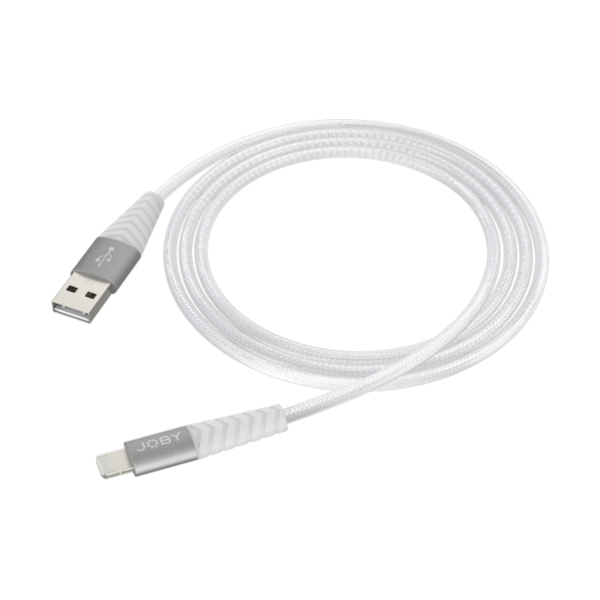 Jb01812   joby charge and sync lightning cable 1.2m white %281%29