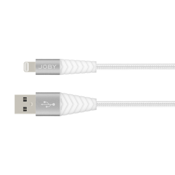 Jb01812   joby charge and sync lightning cable 1.2m white %282%29