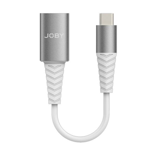 Jb01822   joby usb c to usb a 3.0 adapter space grey %281%29