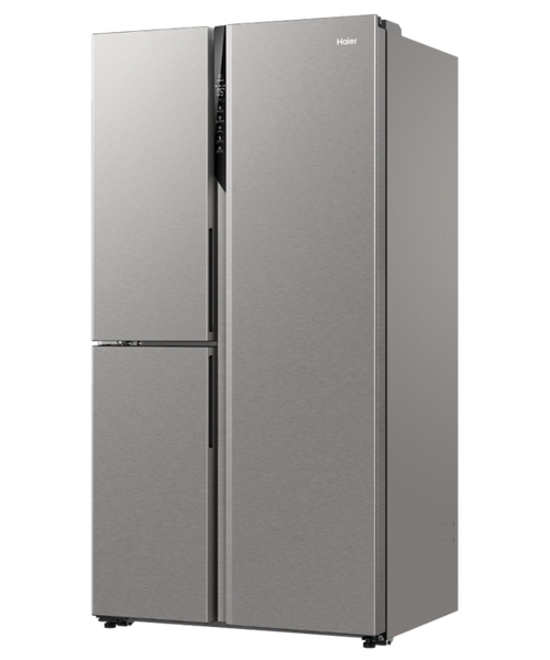 Hrf575xs   haier three door side by side refrigerator freezer  90.5cm  575l %282%29