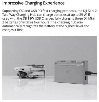 Cp ma 00000328   dji mini 2   mini 2 se   mini se two way charging hub   3 port charger 6