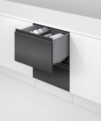 Dd60d4nb9   fisher   paykel series 9 built under sanitising double dishdrawer black stainless steel %284%29
