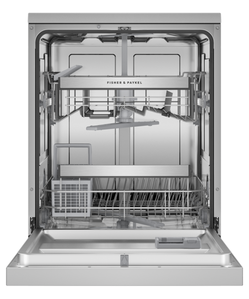 Dw60fc1x2   fisher   paykel series 5 freestanding sanitising dishwasher stainless steel %282%29