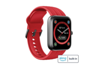 Ryze Evo Smart Watch With Alexa Red + Blue