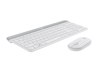 920 009183   logitech mk470 slim combo wireless keyboard and mouse   off white 5