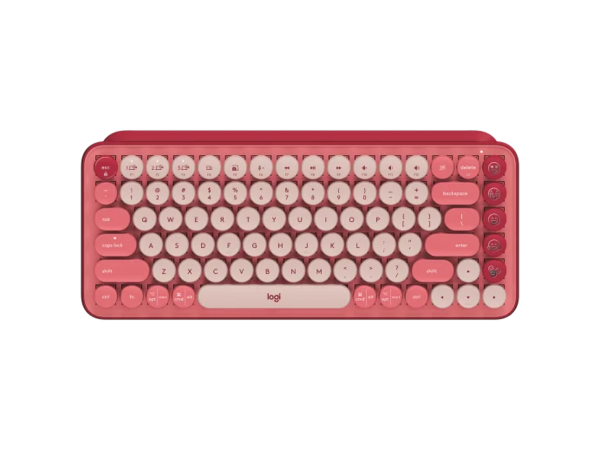 920 010579   logitech pop keys wireless mechanical keyboard with customizable emoji keys   heartbreaker 1