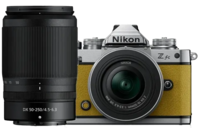 Nikon Z FC Mustard Yellow Nikkor 16-50mm VR Silver 50-250mm