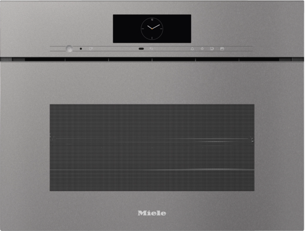 Dgc7845agrgr   miele dgc 7845 hcx pro handleless compact steam combi oven with mains water and drain connection graphite grey %281%29