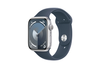 Apple Watch S9 GPS 45mm Silver Aluminium Case - Storm Blue Sport Band - M/L