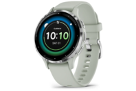 Garmin Venu 3S Slate Stainless Steel Bezel with Sage Grey Case and Silicone Band